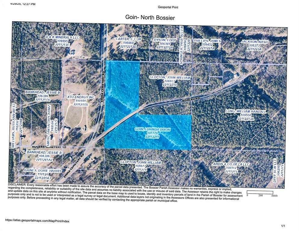 22 Acres of Land for Sale in Cotton Valley, Louisiana
