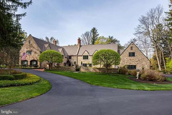 2 Acres of Residential Land with Home for Sale in Wayne, Pennsylvania