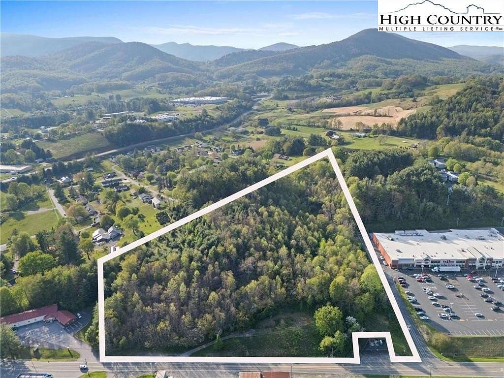 9.86 Acres of Commercial Land for Sale in West Jefferson, North Carolina