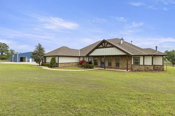 8.63 Acres of Land with Home for Sale in Guthrie, Oklahoma