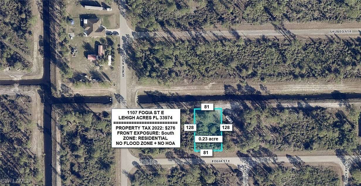 0.23 Acres of Residential Land for Sale in Lehigh Acres, Florida