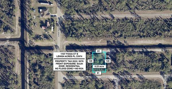 0.23 Acres of Residential Land for Sale in Lehigh Acres, Florida