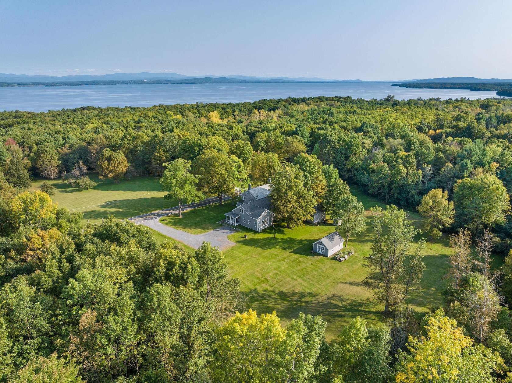 30.7 Acres of Land with Home for Sale in Willsboro, New York