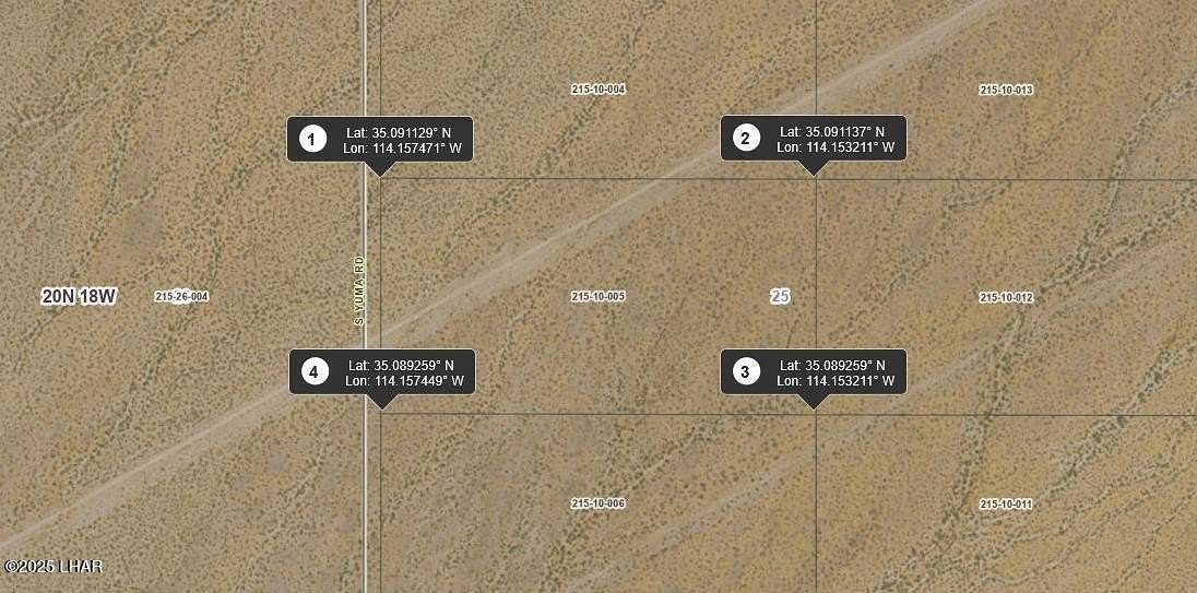 20 Acres of Agricultural Land for Sale in Golden Valley, Arizona