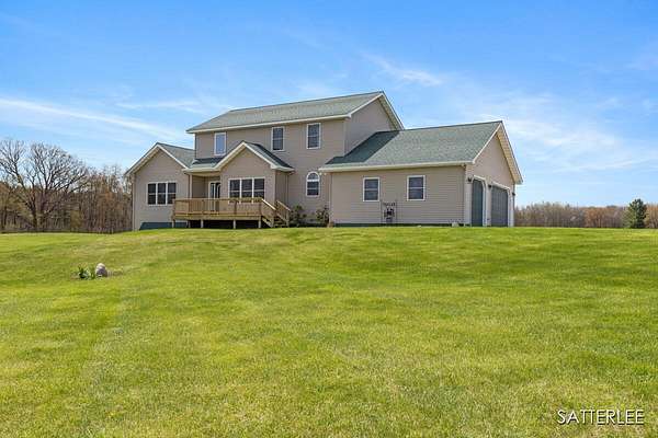10 Acres of Recreational Land with Home for Sale in Lakeview, Michigan