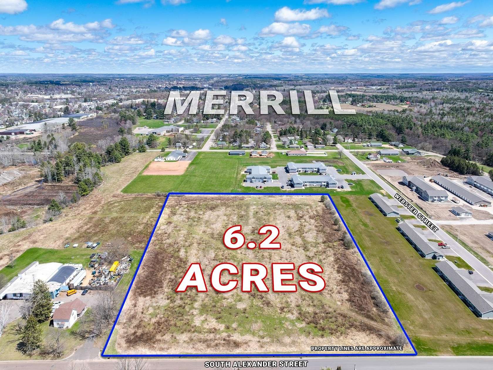 6.26 Acres of Commercial Land for Sale in Merrill, Wisconsin
