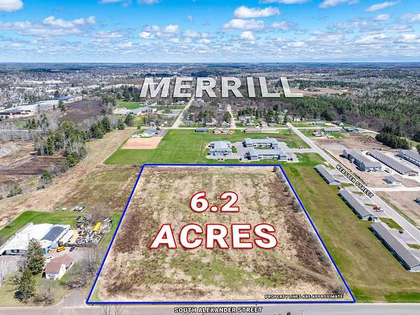 6.26 Acres of Commercial Land for Sale in Merrill, Wisconsin