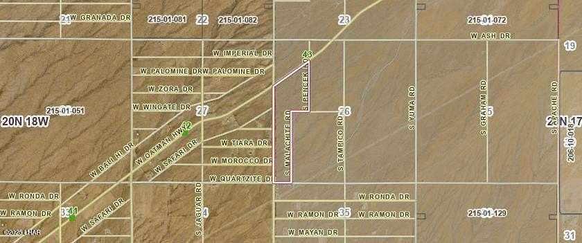 81.9 Acres of Land for Sale in Golden Valley, Arizona