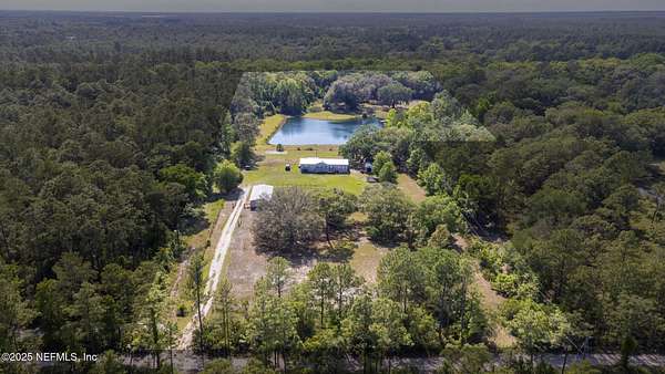10.2 Acres of Land with Home for Sale in Jacksonville, Florida