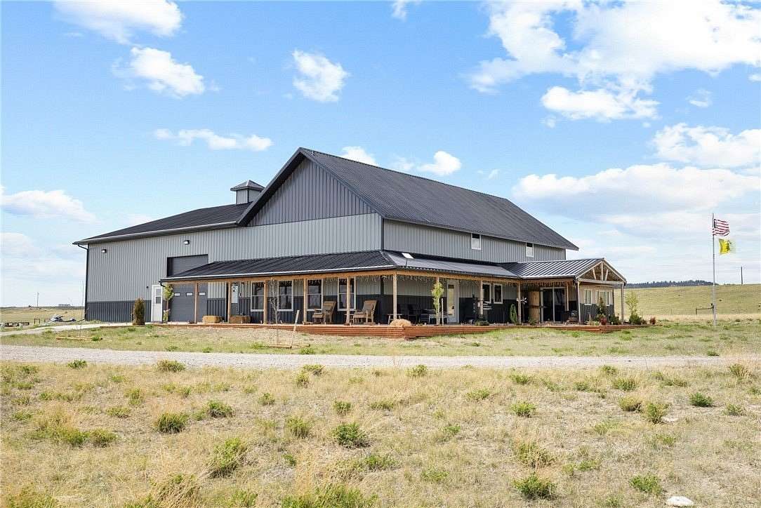 10.6 Acres of Land with Home for Sale in Shepherd, Montana