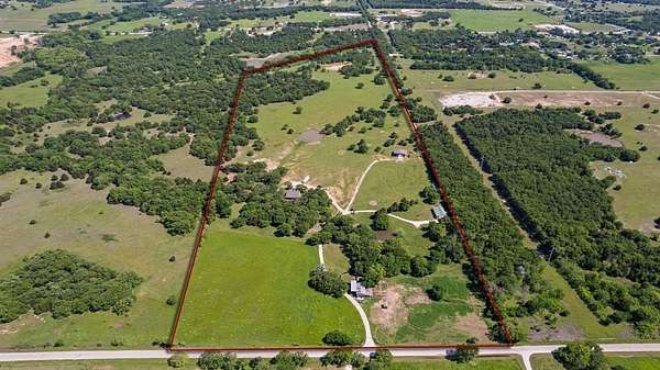 49.7 Acres of Agricultural Land with Home for Sale in Bowie, Texas