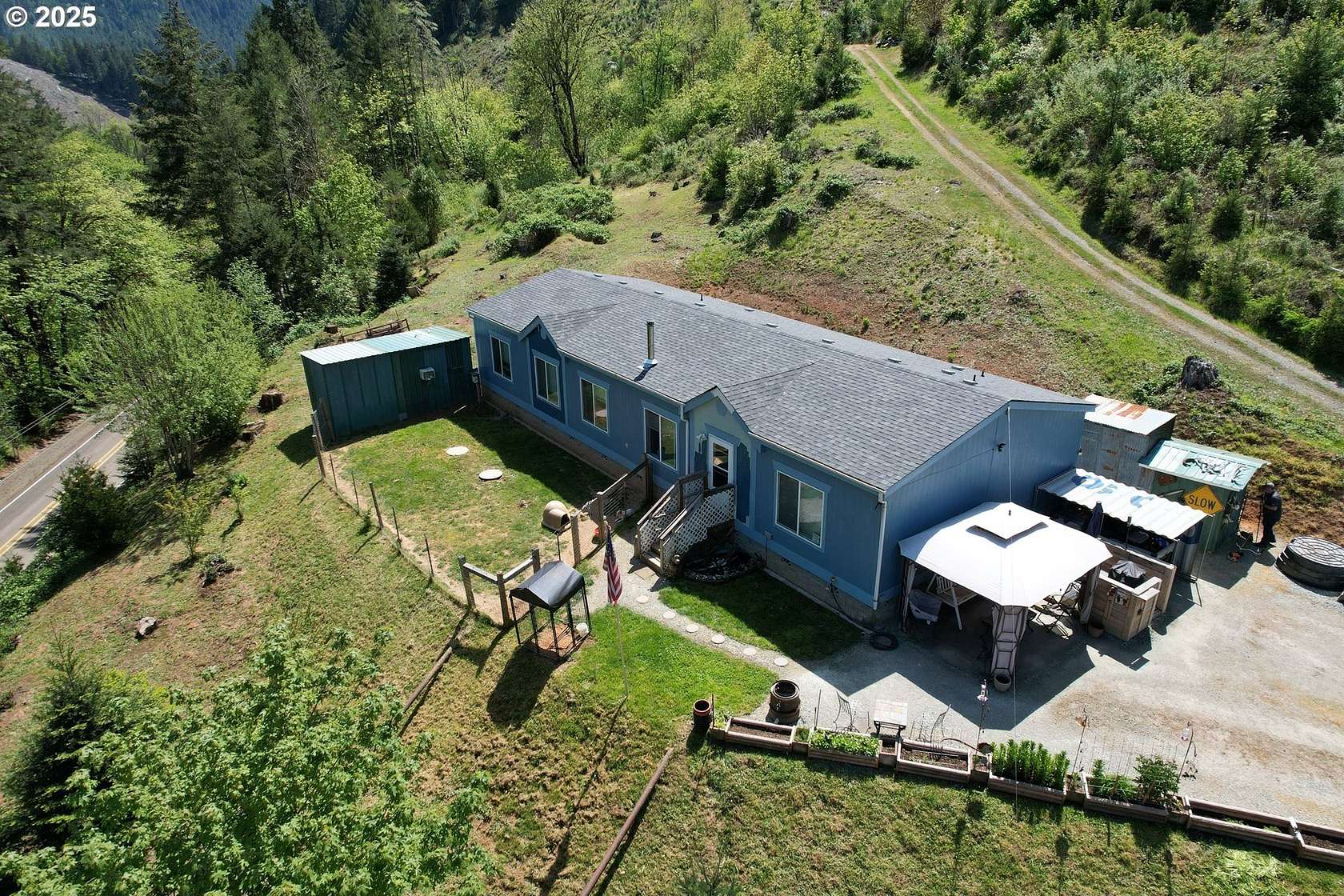 31.4 Acres of Recreational Land with Home for Sale in Myrtle Creek, Oregon