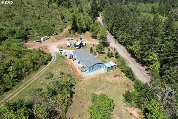 31.4 Acres of Recreational Land with Home for Sale in Myrtle Creek, Oregon