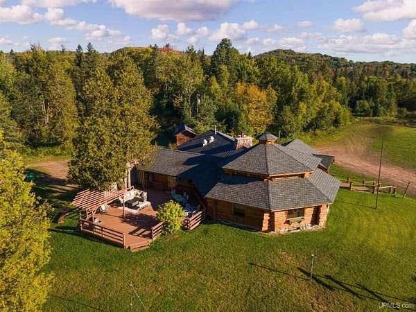 11 Acres of Land with Home for Sale in Bessemer, Michigan