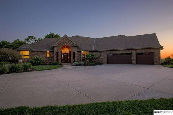 20.6 Acres of Recreational Land with Home for Sale in Springfield, Nebraska