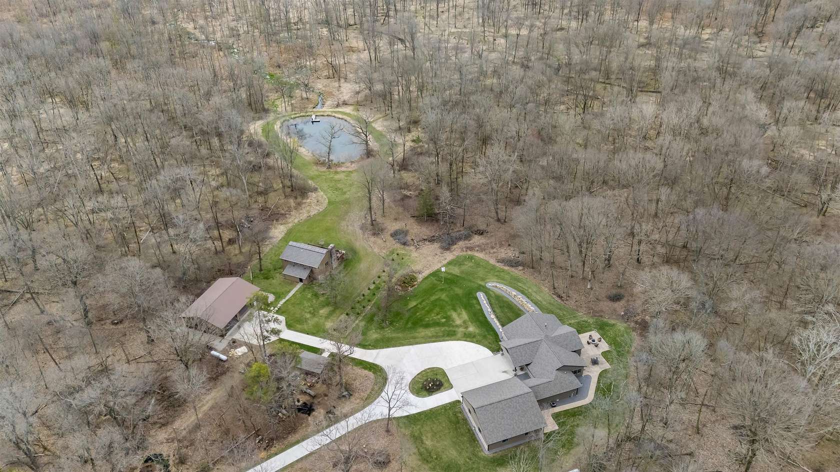 120 Acres of Recreational Land with Home for Sale in Westfield, Wisconsin