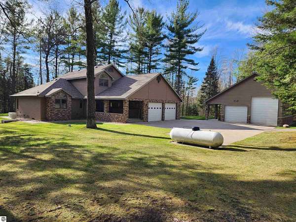 10 Acres of Recreational Land with Home for Sale in Sterling, Michigan