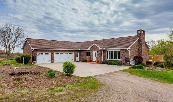 24.4 Acres of Agricultural Land with Home for Sale in Mingo, Iowa