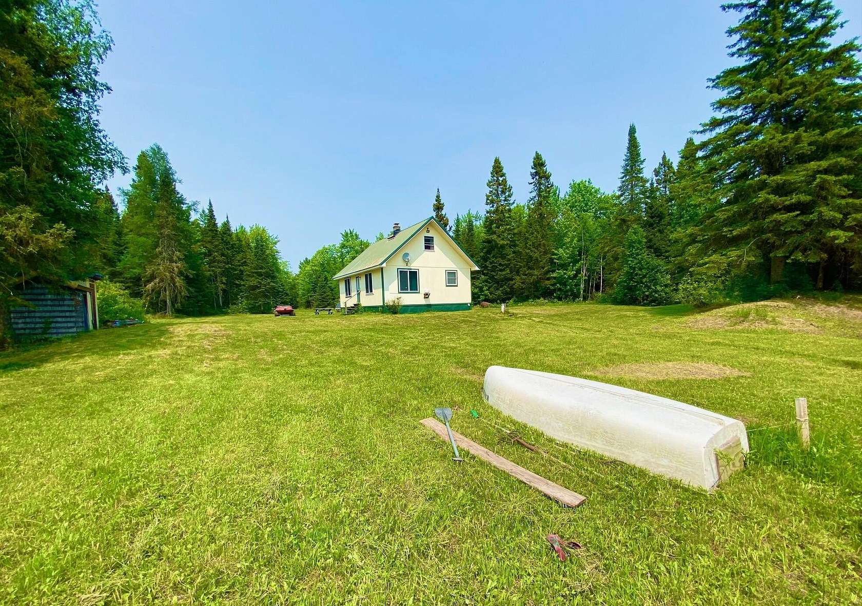 40 Acres of Recreational Land with Home for Sale in Newberry, Michigan