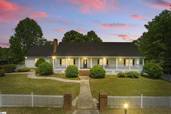 51 Acres of Recreational Land with Home for Sale in Laurens, South Carolina