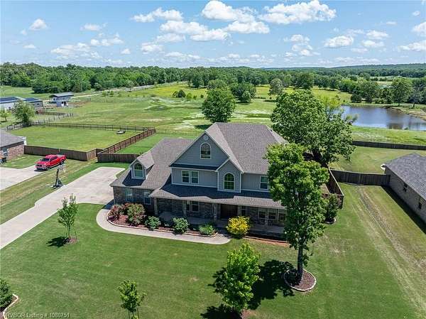 2 Acres of Residential Land with Home for Sale in Greenwood, Arkansas