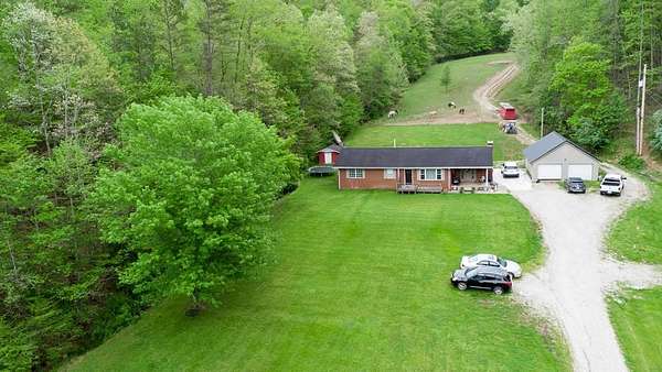 100 Acres of Land with Home for Sale in Salyersville, Kentucky