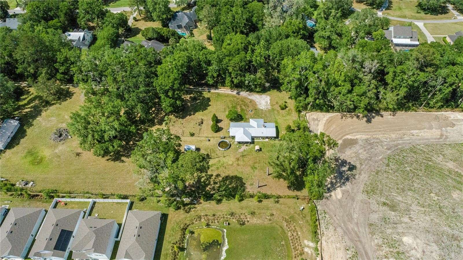3.45 Acres of Land with Home for Sale in Gainesville, Florida
