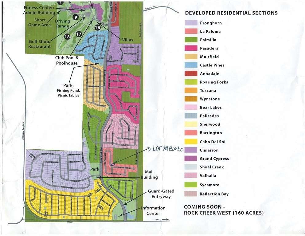 0.18 Acres of Land for Sale in Gordonville, Texas