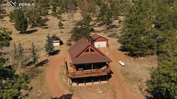 2.1 Acres of Residential Land with Home for Sale in Florissant, Colorado