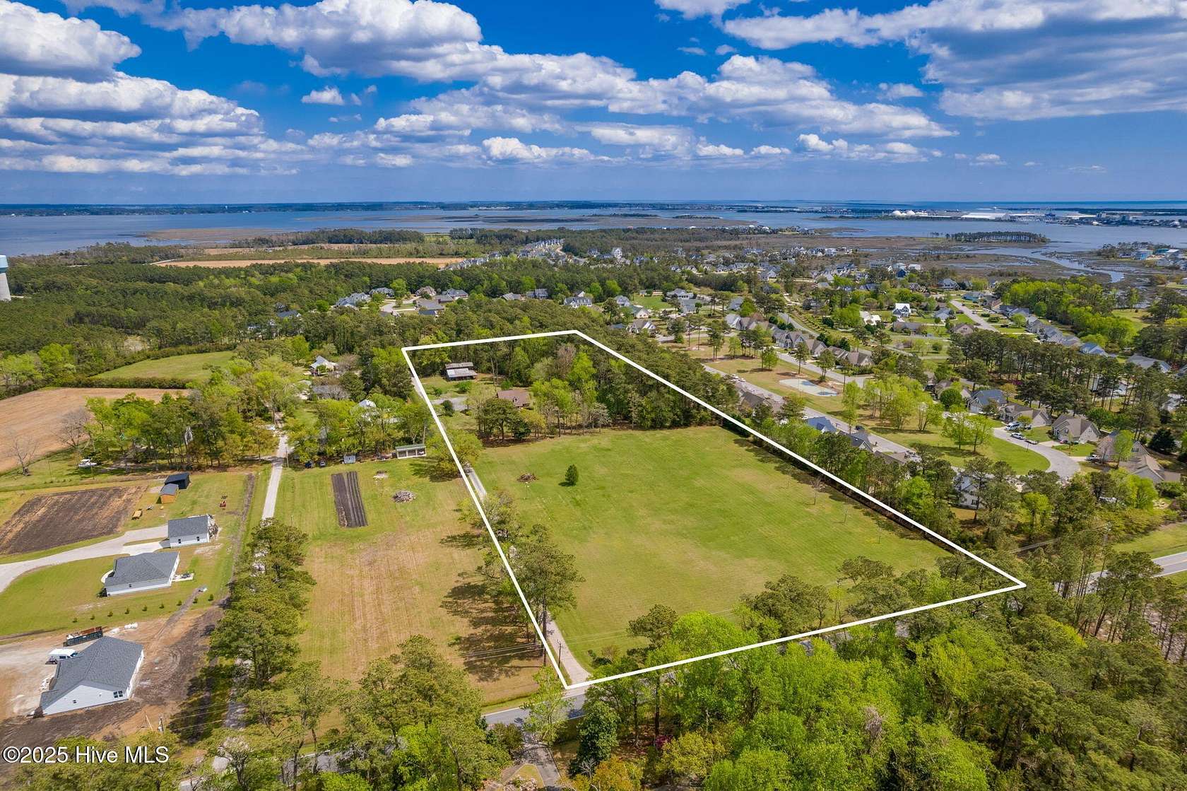 10 Acres of Land with Home for Sale in Morehead City, North Carolina