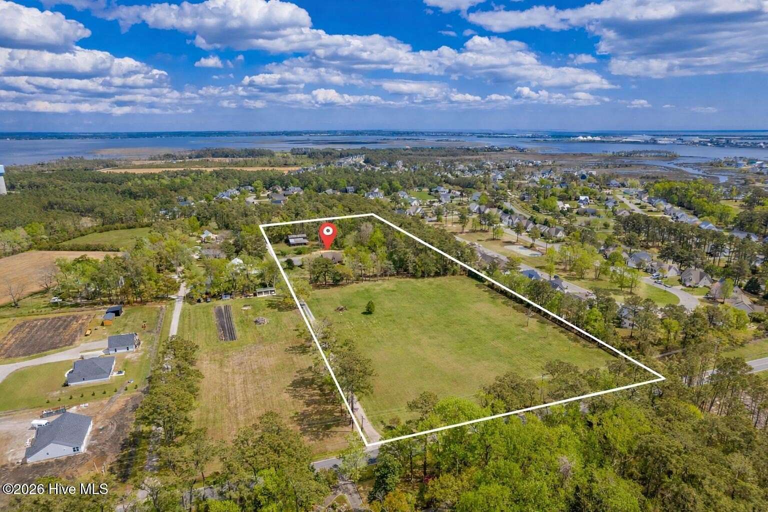 10 Acres of Land with Home for Sale in Morehead City, North Carolina