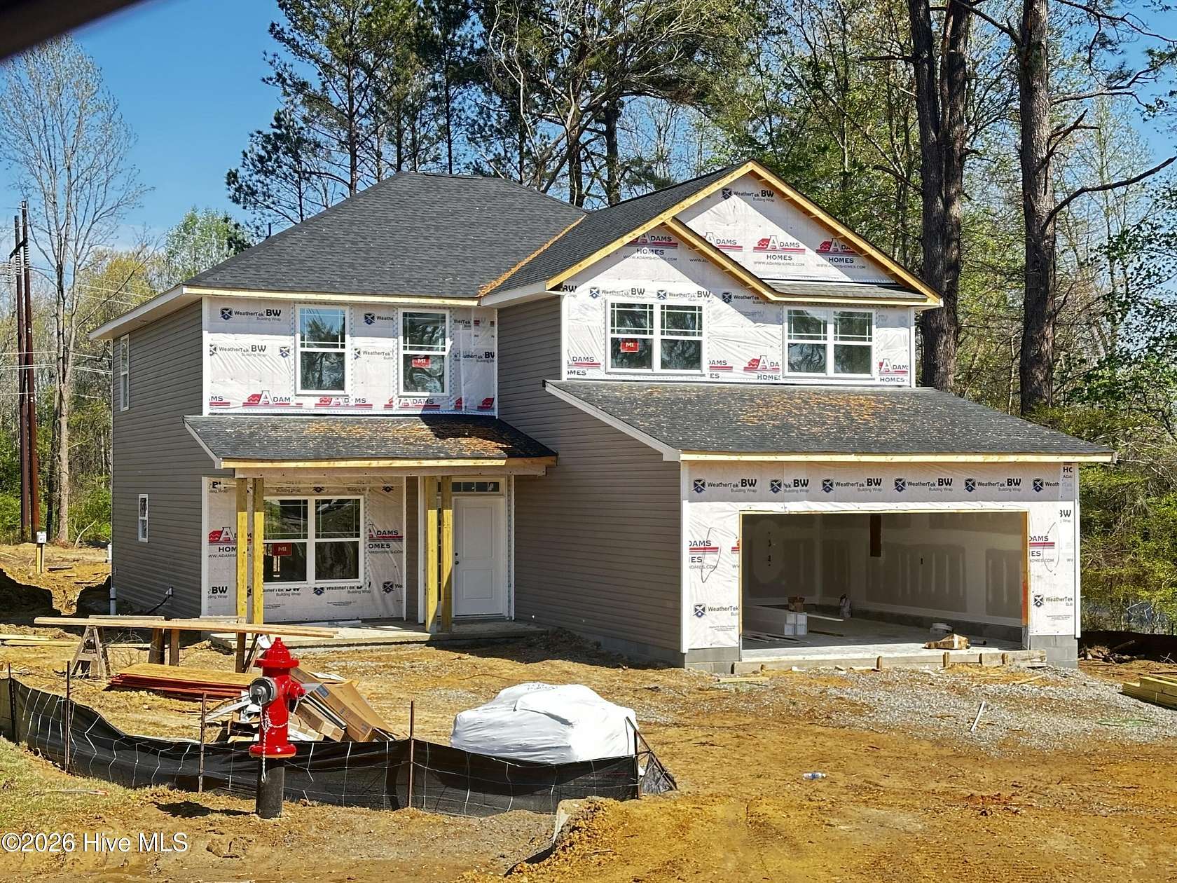 7.17 Acres of Land with Home for Sale in Nashville, North Carolina