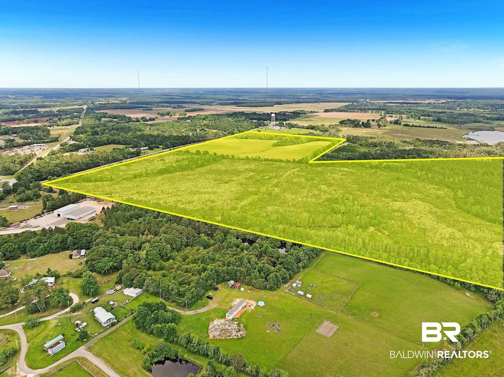 119 Acres of Agricultural & Residential Land for Sale in Robertsdale, Alabama