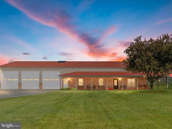 32.5 Acres of Agricultural Land with Home for Sale in Toms Brook, Virginia