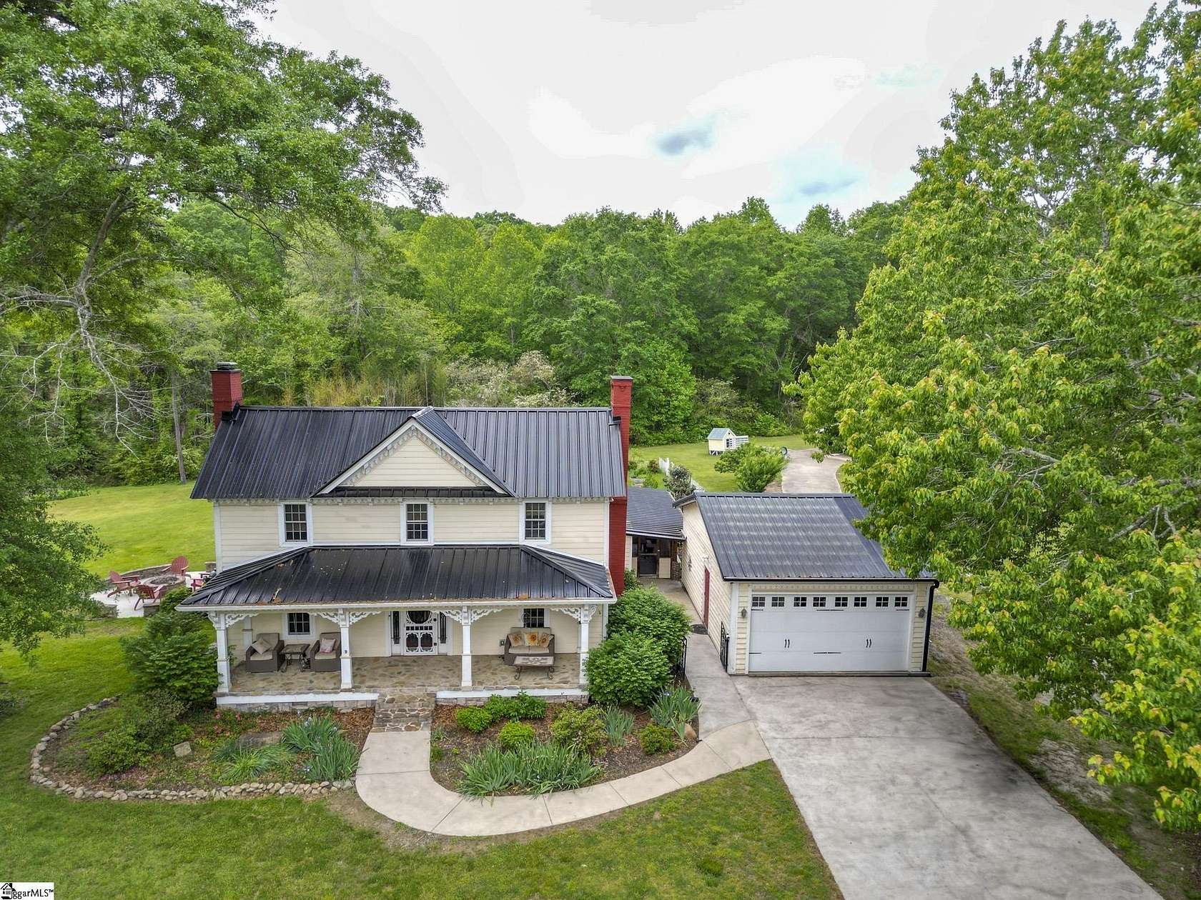3.2 Acres of Residential Land with Home for Sale in Easley, South Carolina