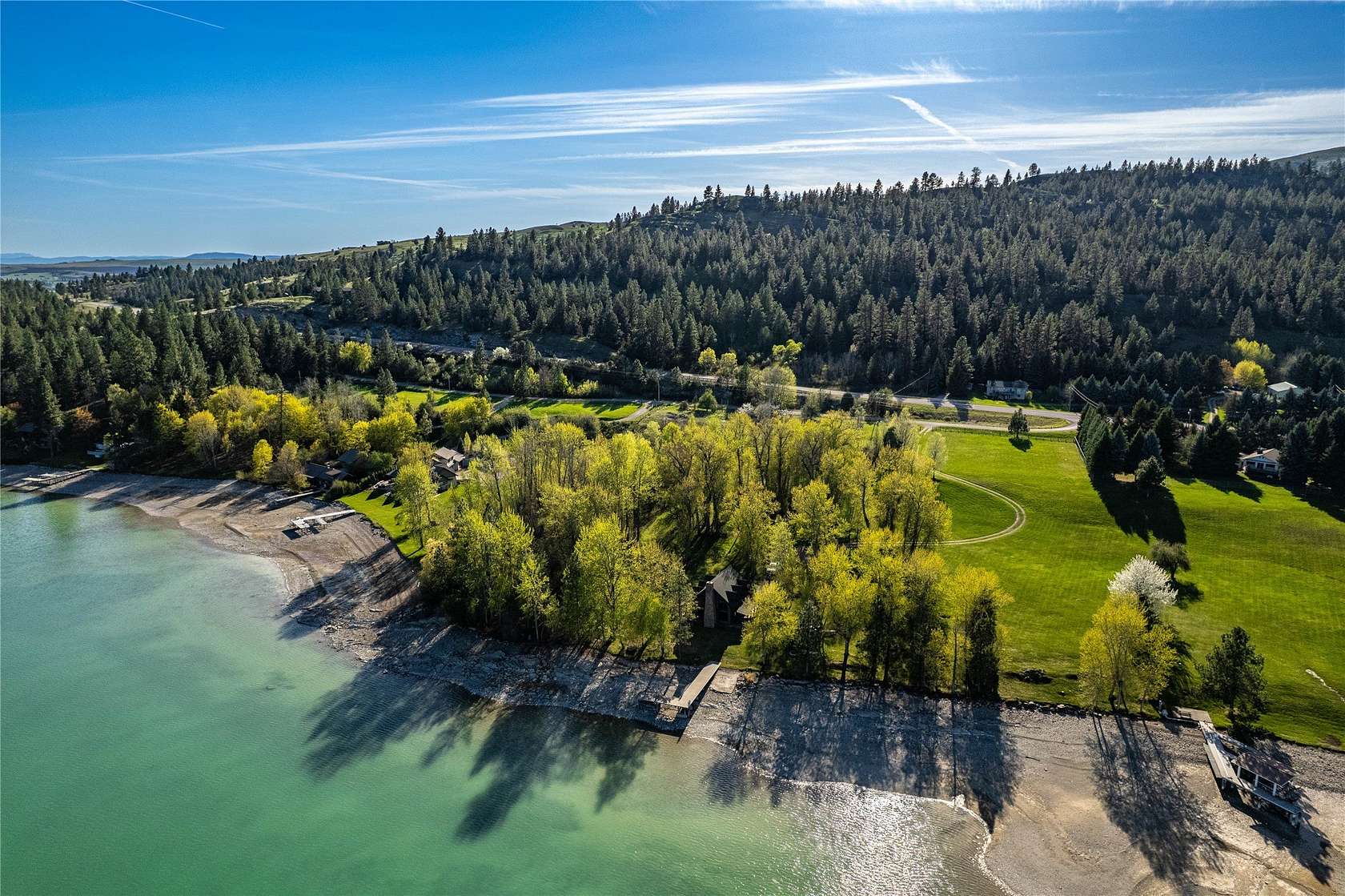 9.54 Acres of Land with Home for Sale in Polson, Montana