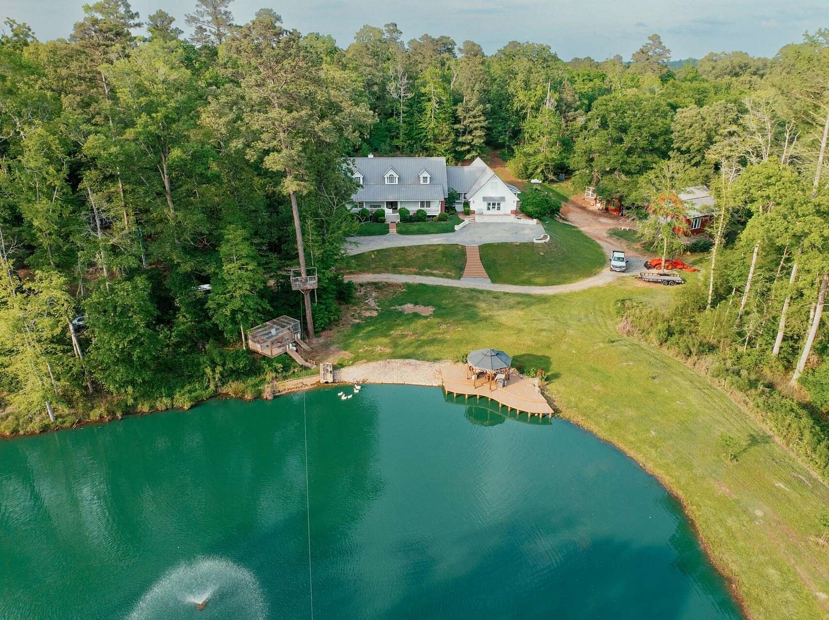 29.5 Acres of Recreational Land with Home for Sale in Jefferson, Texas