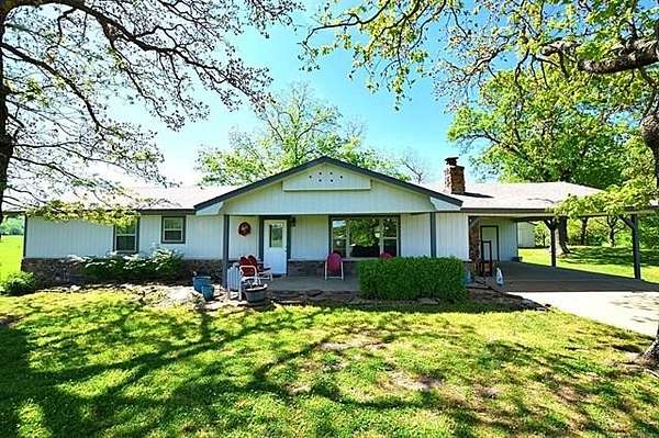 61.5 Acres of Agricultural Land with Home for Sale in Tahlequah, Oklahoma