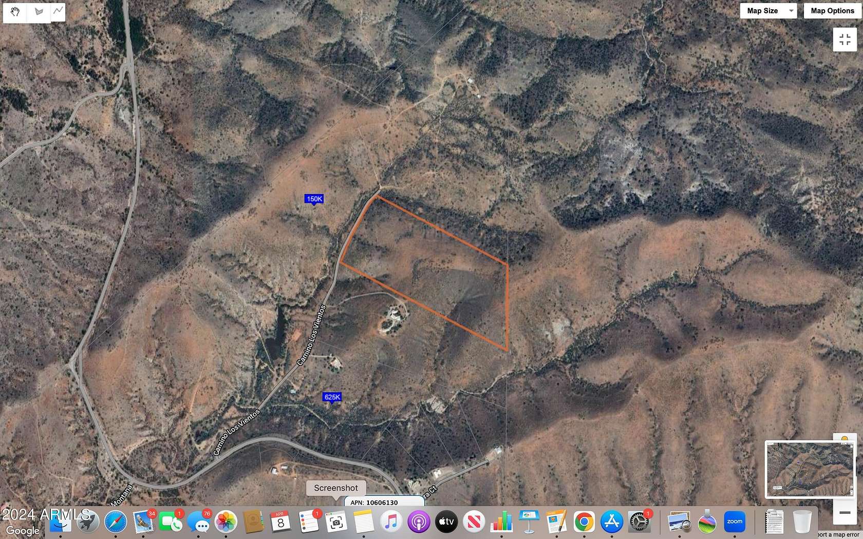 36.8 Acres of Land for Sale in Patagonia, Arizona