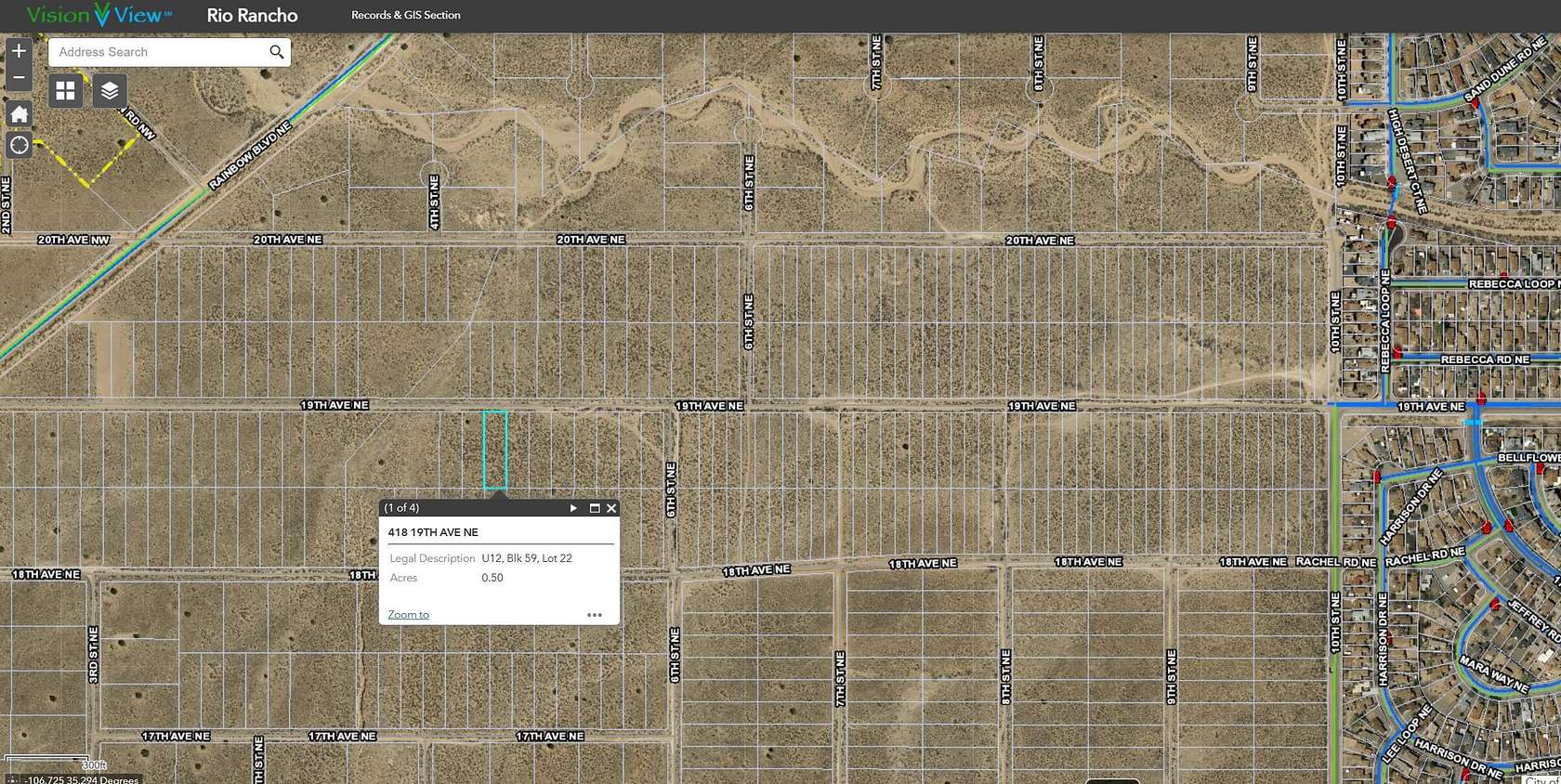 0.5 Acres of Land for Sale in Rio Rancho, New Mexico