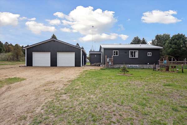 10 Acres of Recreational Land with Home for Sale in Stanton, Michigan