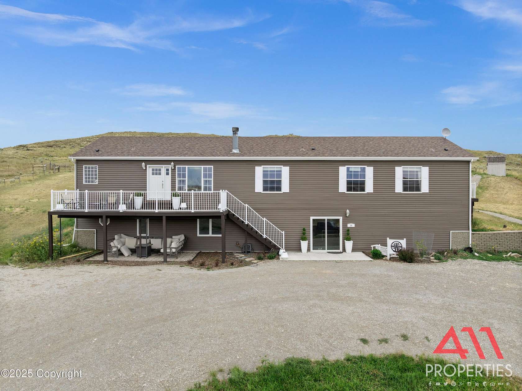 40.7 Acres of Agricultural Land with Home for Sale in Moorcroft, Wyoming