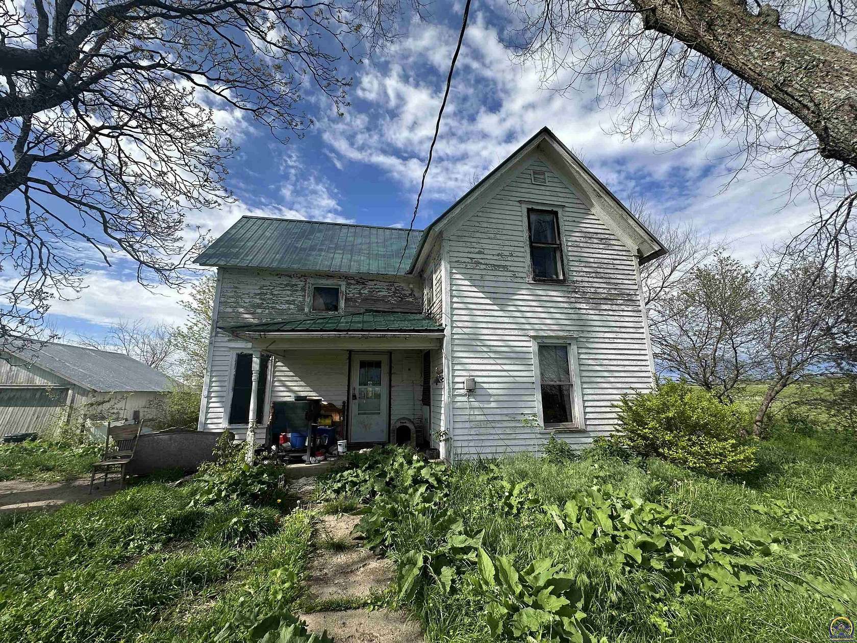 4 Acres of Residential Land with Home for Sale in Netawaka, Kansas