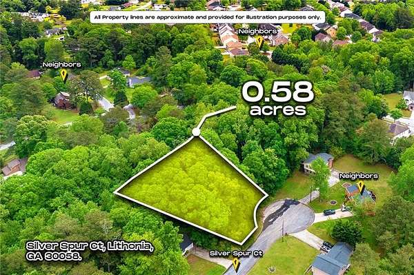 0.58 Acres of Residential Land for Sale in Lithonia, Georgia