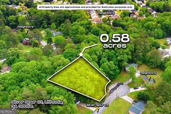 0.58 Acres of Residential Land for Sale in Lithonia, Georgia