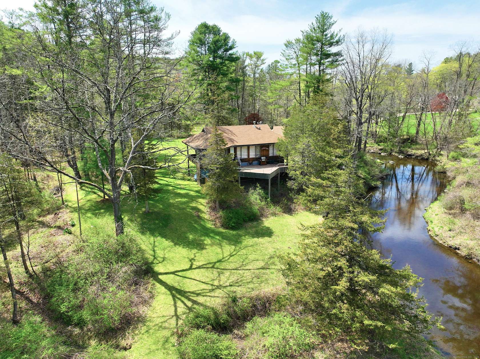 18 Acres of Recreational Land with Home for Sale in Canaan, Connecticut