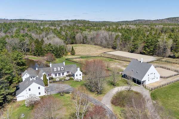 21.6 Acres of Land with Home for Sale in Pownal Town, Maine