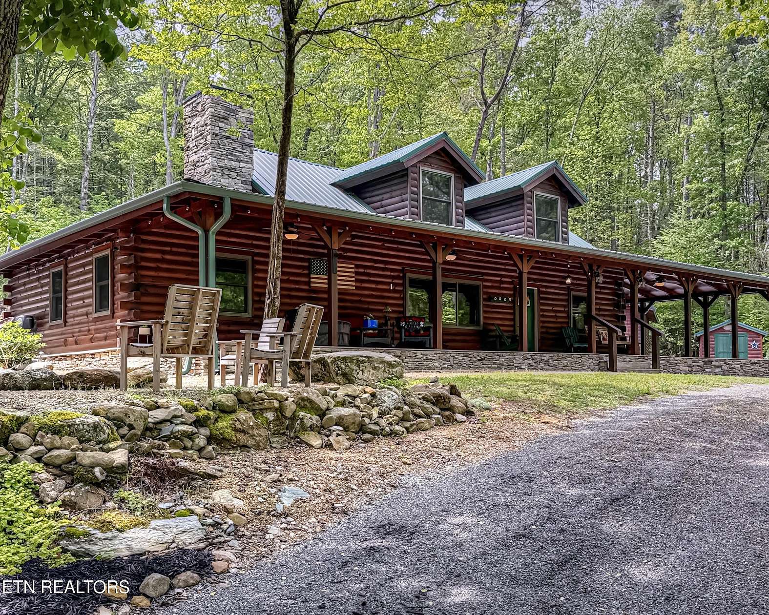 17 Acres of Recreational Land with Home for Sale in Tellico Plains, Tennessee