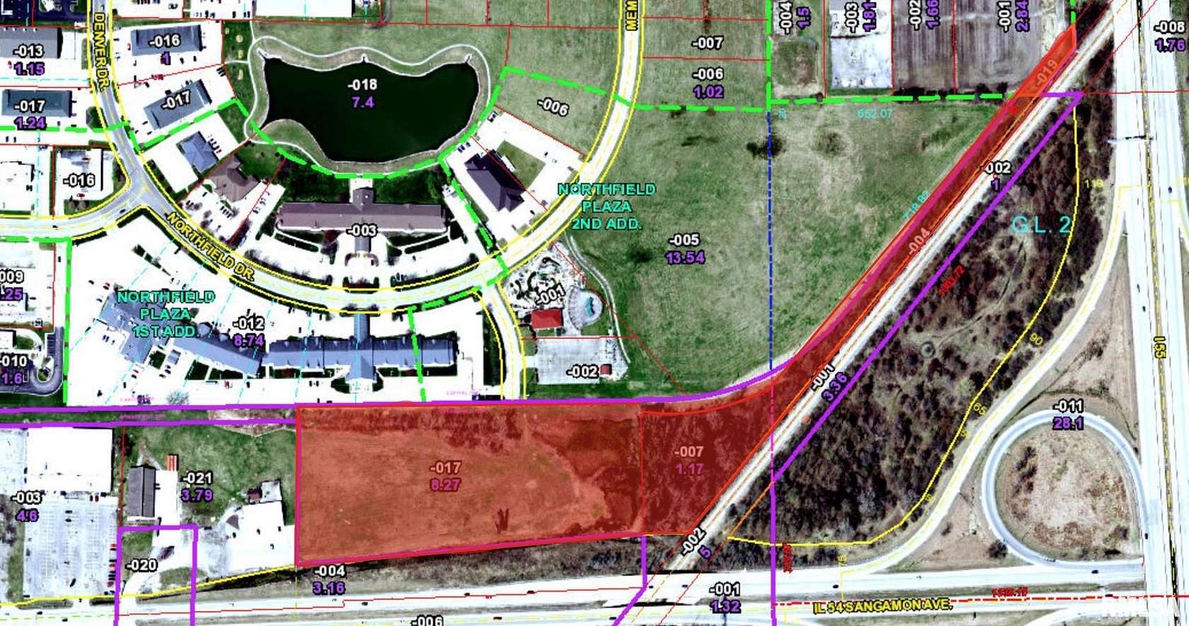 10.6 Acres of Commercial Land for Sale in Springfield, Illinois