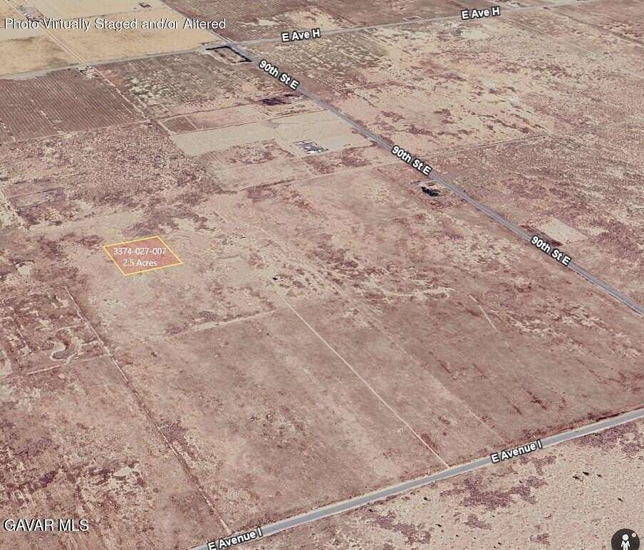 2.59 Acres of Land for Sale in Lancaster, California